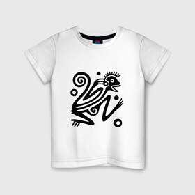 Детская футболка хлопок с принтом Mexico в Санкт-Петербурге, 100% хлопок | круглый вырез горловины, полуприлегающий силуэт, длина до линии бедер | мартышка | обезьяна