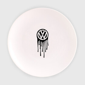 Тарелка с принтом Volkswagen в Санкт-Петербурге, фарфор | диаметр - 210 мм
диаметр для нанесения принта - 120 мм | Тематика изображения на принте: logo | volkswagen | логотип | фольцваген