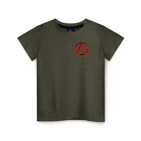 Детская футболка хлопок с принтом Borderlands в Санкт-Петербурге, 100% хлопок | круглый вырез горловины, полуприлегающий силуэт, длина до линии бедер | borderlands | vault | vault hunter