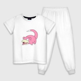 Детская пижама хлопок с принтом Cлоупок в Санкт-Петербурге, 100% хлопок |  брюки и футболка прямого кроя, без карманов, на брюках мягкая резинка на поясе и по низу штанин
 | 