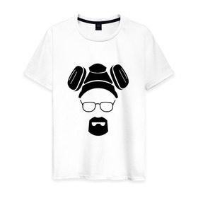 Мужская футболка хлопок с принтом Breaking Bad в Санкт-Петербурге, 100% хлопок | прямой крой, круглый вырез горловины, длина до линии бедер, слегка спущенное плечо. | heisenbergheisenberg | swag