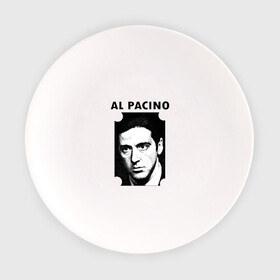 Тарелка с принтом Аль Пачино в Санкт-Петербурге, фарфор | диаметр - 210 мм
диаметр для нанесения принта - 120 мм | : кино | al pacino | аль пачино