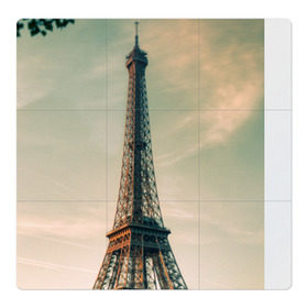 Магнитный плакат 3Х3 с принтом Париж в Санкт-Петербурге, Полимерный материал с магнитным слоем | 9 деталей размером 9*9 см | башня | париж | франция | эйфелева