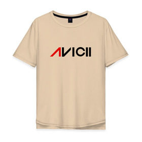 Мужская футболка хлопок Oversize с принтом Avicii в Санкт-Петербурге, 100% хлопок | свободный крой, круглый ворот, “спинка” длиннее передней части | avici dj (house) house | avicii | авичи