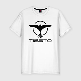 Мужская футболка премиум с принтом Tiesto в Санкт-Петербурге, 92% хлопок, 8% лайкра | приталенный силуэт, круглый вырез ворота, длина до линии бедра, короткий рукав | club life | dj | house | tieso