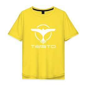 Мужская футболка хлопок Oversize с принтом Tiesto в Санкт-Петербурге, 100% хлопок | свободный крой, круглый ворот, “спинка” длиннее передней части | club life | house | tieso | tiesto (dj)   на темные основыdj