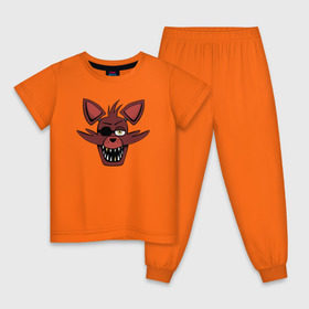Детская пижама хлопок с принтом Foxy FNAF в Санкт-Петербурге, 100% хлопок |  брюки и футболка прямого кроя, без карманов, на брюках мягкая резинка на поясе и по низу штанин
 | 5 ночей с фредди | fnaf | foxy | фнаф