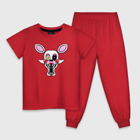 Детская пижама хлопок с принтом Mangle FNAF в Санкт-Петербурге, 100% хлопок |  брюки и футболка прямого кроя, без карманов, на брюках мягкая резинка на поясе и по низу штанин
 | fnaf | mangle | фнаф