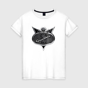 Женская футболка хлопок с принтом Comablack в Санкт-Петербурге, 100% хлопок | прямой крой, круглый вырез горловины, длина до линии бедер, слегка спущенное плечо | rok | scorpions | скорпионс | скорпы
