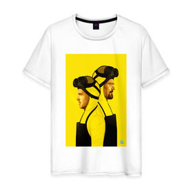 Мужская футболка хлопок с принтом Breaking Bad в Санкт-Петербурге, 100% хлопок | прямой крой, круглый вырез горловины, длина до линии бедер, слегка спущенное плечо. | 