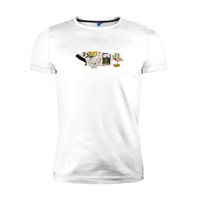 Мужская футболка премиум с принтом Led Zeppelin в Санкт-Петербурге, 92% хлопок, 8% лайкра | приталенный силуэт, круглый вырез ворота, длина до линии бедра, короткий рукав | led zeppelin