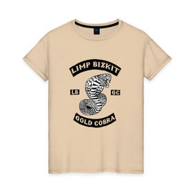 Женская футболка хлопок с принтом Limp Bizkit в Санкт-Петербурге, 100% хлопок | прямой крой, круглый вырез горловины, длина до линии бедер, слегка спущенное плечо | limp bizkit | rock | лимп бизкит | рок | уэс борланд | фред дерст
