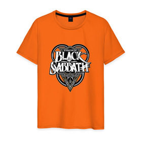 Мужская футболка хлопок с принтом Black Sabbath в Санкт-Петербурге, 100% хлопок | прямой крой, круглый вырез горловины, длина до линии бедер, слегка спущенное плечо. | black sabbath