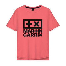 Мужская футболка хлопок Oversize с принтом Martin Garrix в Санкт-Петербурге, 100% хлопок | свободный крой, круглый ворот, “спинка” длиннее передней части | animals | dj | garrix | house | martin garrix
