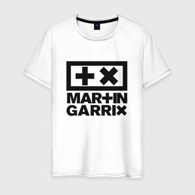 Мужская футболка хлопок с принтом Martin Garrix в Санкт-Петербурге, 100% хлопок | прямой крой, круглый вырез горловины, длина до линии бедер, слегка спущенное плечо. | animals | dj | garrix | house | martin garrix