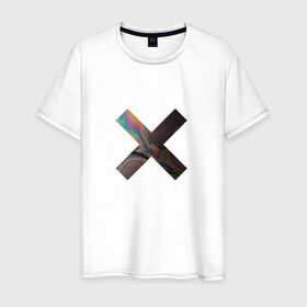 Мужская футболка хлопок с принтом логотип the xx в Санкт-Петербурге, 100% хлопок | прямой крой, круглый вырез горловины, длина до линии бедер, слегка спущенное плечо. | @
