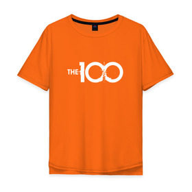 Мужская футболка хлопок Oversize с принтом Сотня в Санкт-Петербурге, 100% хлопок | свободный крой, круглый ворот, “спинка” длиннее передней части | Тематика изображения на принте: the 100 | сериал | сотня