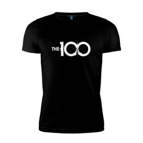 Мужская футболка премиум с принтом Сотня в Санкт-Петербурге, 92% хлопок, 8% лайкра | приталенный силуэт, круглый вырез ворота, длина до линии бедра, короткий рукав | Тематика изображения на принте: the 100 | сериал | сотня
