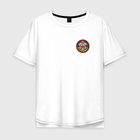 Мужская футболка хлопок Oversize с принтом Стройбат в Санкт-Петербурге, 100% хлопок | свободный крой, круглый ворот, “спинка” длиннее передней части | армия | молоток | служба | солдаты