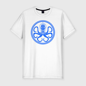 Мужская футболка премиум с принтом Ригель 7 в Санкт-Петербурге, 92% хлопок, 8% лайкра | приталенный силуэт, круглый вырез ворота, длина до линии бедра, короткий рукав | ригель 7 симпсоны simpsons пришелец