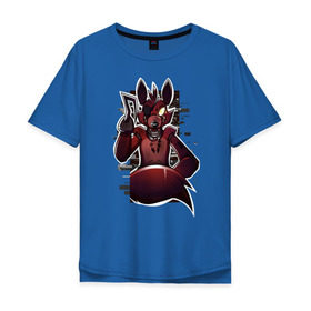 Мужская футболка хлопок Oversize с принтом Foxy в Санкт-Петербурге, 100% хлопок | свободный крой, круглый ворот, “спинка” длиннее передней части | five nights at freddy s | fnaf | freddy | медведь | фнаф | фредди