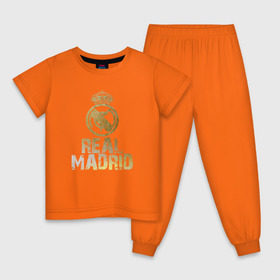 Детская пижама хлопок с принтом Real Madrid в Санкт-Петербурге, 100% хлопок |  брюки и футболка прямого кроя, без карманов, на брюках мягкая резинка на поясе и по низу штанин
 | real madrid | реал мадрид | спорт | футбол