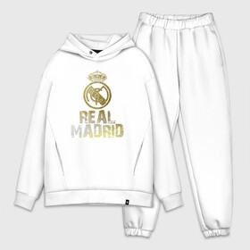 Мужской костюм хлопок OVERSIZE с принтом Real Madrid в Санкт-Петербурге,  |  | real madrid | реал мадрид | спорт | футбол