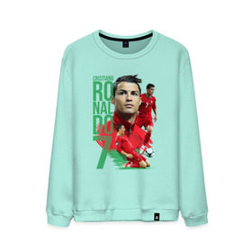 Мужской свитшот хлопок с принтом Ronaldo в Санкт-Петербурге, 100% хлопок |  | роналдо