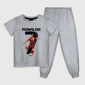 Детская пижама хлопок с принтом Ronaldo в Санкт-Петербурге, 100% хлопок |  брюки и футболка прямого кроя, без карманов, на брюках мягкая резинка на поясе и по низу штанин
 | Тематика изображения на принте: роналдо