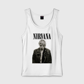 Женская майка хлопок с принтом nirvana t-shirt в Санкт-Петербурге, 95% хлопок, 5% эластан |  | Тематика изображения на принте: kurt cobain | nirvana | гранж | курт кобейн | нирвана