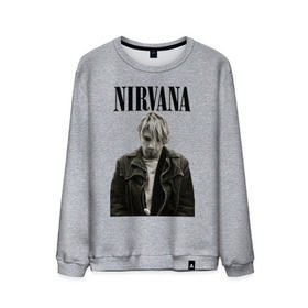 Мужской свитшот хлопок с принтом nirvana t-shirt в Санкт-Петербурге, 100% хлопок |  | kurt cobain | nirvana | гранж | курт кобейн | нирвана