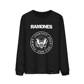 Мужской свитшот хлопок с принтом Ramones в Санкт-Петербурге, 100% хлопок |  | joey ramone | punk | ramones | панк | рамонес