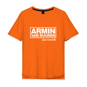 Мужская футболка хлопок Oversize с принтом Armin van Buuren в Санкт-Петербурге, 100% хлопок | свободный крой, круглый ворот, “спинка” длиннее передней части | armada | armin van buuren | trance | армин