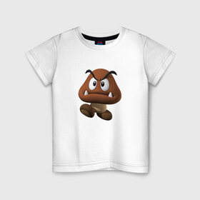 Детская футболка хлопок с принтом GOOMBA Gaming в Санкт-Петербурге, 100% хлопок | круглый вырез горловины, полуприлегающий силуэт, длина до линии бедер | dota | dota 2 | goomba gaming | logo | дота | лого