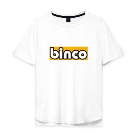 Мужская футболка хлопок Oversize с принтом Binco в Санкт-Петербурге, 100% хлопок | свободный крой, круглый ворот, “спинка” длиннее передней части | Тематика изображения на принте: binco | gta | gta 5 | gta v | san andreas | гта | игры