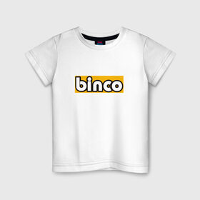 Детская футболка хлопок с принтом Binco в Санкт-Петербурге, 100% хлопок | круглый вырез горловины, полуприлегающий силуэт, длина до линии бедер | Тематика изображения на принте: binco | gta | gta 5 | gta v | san andreas | гта | игры