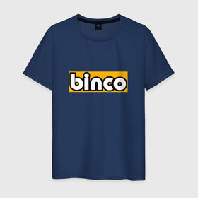 Мужская футболка хлопок с принтом Binco в Санкт-Петербурге, 100% хлопок | прямой крой, круглый вырез горловины, длина до линии бедер, слегка спущенное плечо. | binco | gta | gta 5 | gta v | san andreas | гта | игры