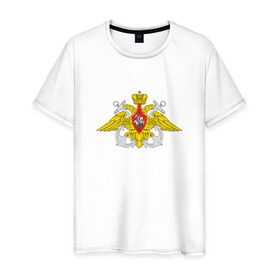 Мужская футболка хлопок с принтом Военно-морской Флот в Санкт-Петербурге, 100% хлопок | прямой крой, круглый вырез горловины, длина до линии бедер, слегка спущенное плечо. | армия | военно морской флот | военный | войска | вооруженные | силы | служба | эмблема