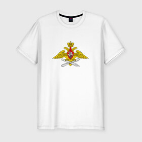 Мужская футболка премиум с принтом Военно-воздушные силы в Санкт-Петербурге, 92% хлопок, 8% лайкра | приталенный силуэт, круглый вырез ворота, длина до линии бедра, короткий рукав | 