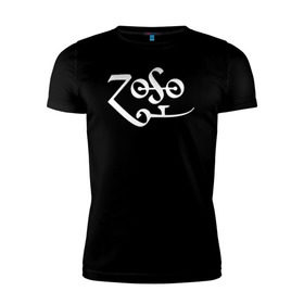 Мужская футболка премиум с принтом Led Zeppelin в Санкт-Петербурге, 92% хлопок, 8% лайкра | приталенный силуэт, круглый вырез ворота, длина до линии бедра, короткий рукав | led zeppelin music лэд зепплин