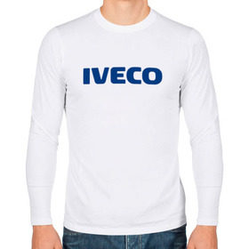 Мужской лонгслив хлопок с принтом Iveco в Санкт-Петербурге, 100% хлопок |  | ивеко