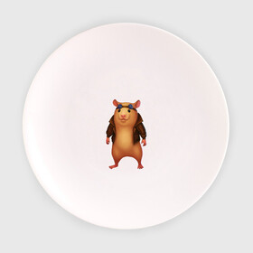 Тарелка с принтом Хомяк в Санкт-Петербурге, фарфор | диаметр - 210 мм
диаметр для нанесения принта - 120 мм | арт | животные | зверь | няша | смешное | хомяк | хомячок