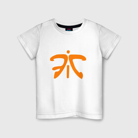 Детская футболка хлопок с принтом Fnatic Collection в Санкт-Петербурге, 100% хлопок | круглый вырез горловины, полуприлегающий силуэт, длина до линии бедер | fnatic