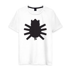 Мужская футболка хлопок с принтом Spider-Pig в Санкт-Петербурге, 100% хлопок | прямой крой, круглый вырез горловины, длина до линии бедер, слегка спущенное плечо. | spider pig the simpsons симпсоны свин паук го