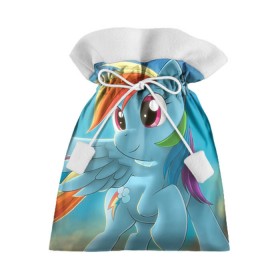 Подарочный 3D мешок с принтом My littlle pony в Санкт-Петербурге, 100% полиэстер | Размер: 29*39 см | littlle | littlle pony | pony | пони