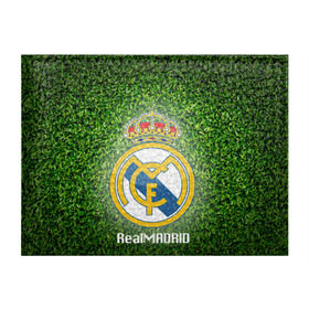 Обложка для студенческого билета с принтом Real Madrid в Санкт-Петербурге, натуральная кожа | Размер: 11*8 см; Печать на всей внешней стороне | Тематика изображения на принте: real madrid | реал мадрид | спорт | фк | футбол
