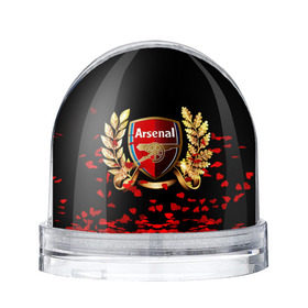 Водяной шар с принтом Arsenal в Санкт-Петербурге, Пластик | Изображение внутри шара печатается на глянцевой фотобумаге с двух сторон | арсенал