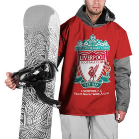 Накидка на куртку 3D с принтом Liverpool в Санкт-Петербурге, 100% полиэстер |  | Тематика изображения на принте: ливерпуль