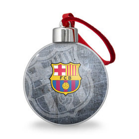 Ёлочный шар с принтом Barcelona в Санкт-Петербурге, Пластик | Диаметр: 77 мм | barcelona | барса | барселона | спорт | футбол