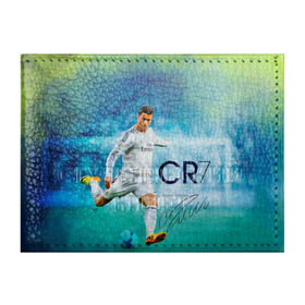 Обложка для студенческого билета с принтом Ronaldo в Санкт-Петербурге, натуральная кожа | Размер: 11*8 см; Печать на всей внешней стороне | Тематика изображения на принте: роналдо